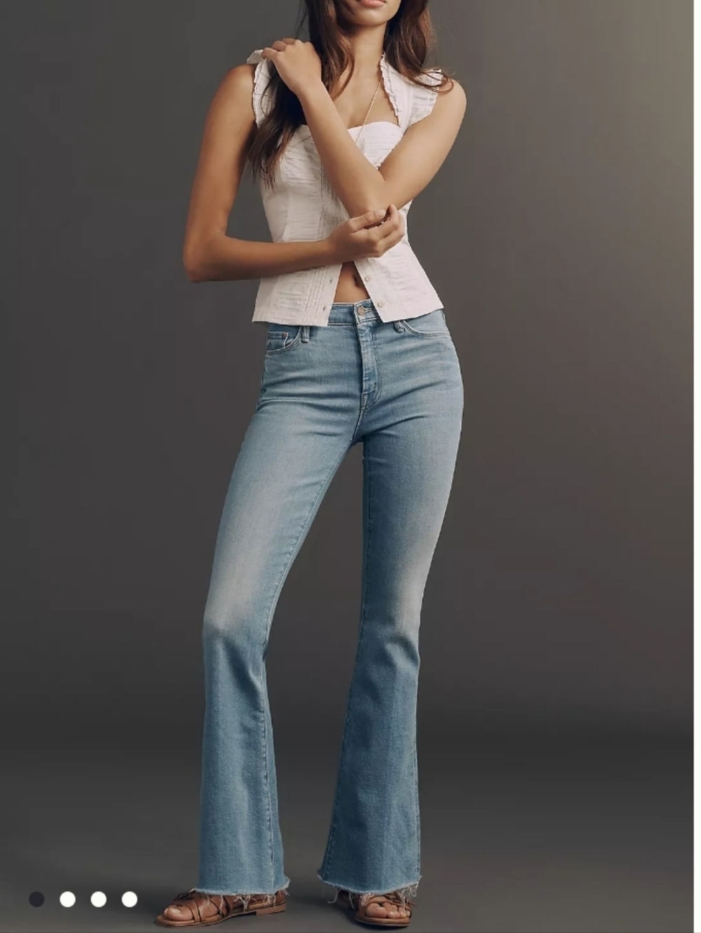 MOTHER The Weekender Fray In Satisfy Your Cravings 28 NWT